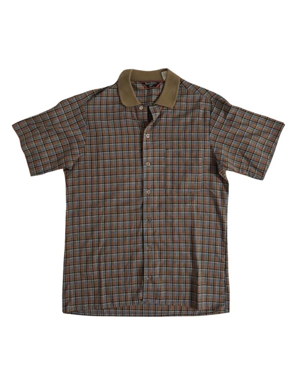 Zellers Vintage 80’s Men's Plaid Short Sleeve Shirt